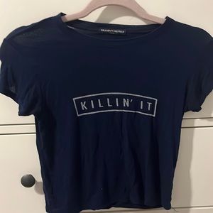 Brandy Melville, blue shirt